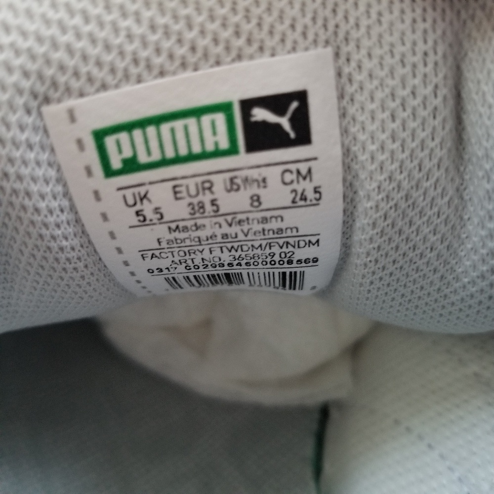 NEW! PUMA Grey Suede Jelly Woman's Sneakers - Picture 8 of 8